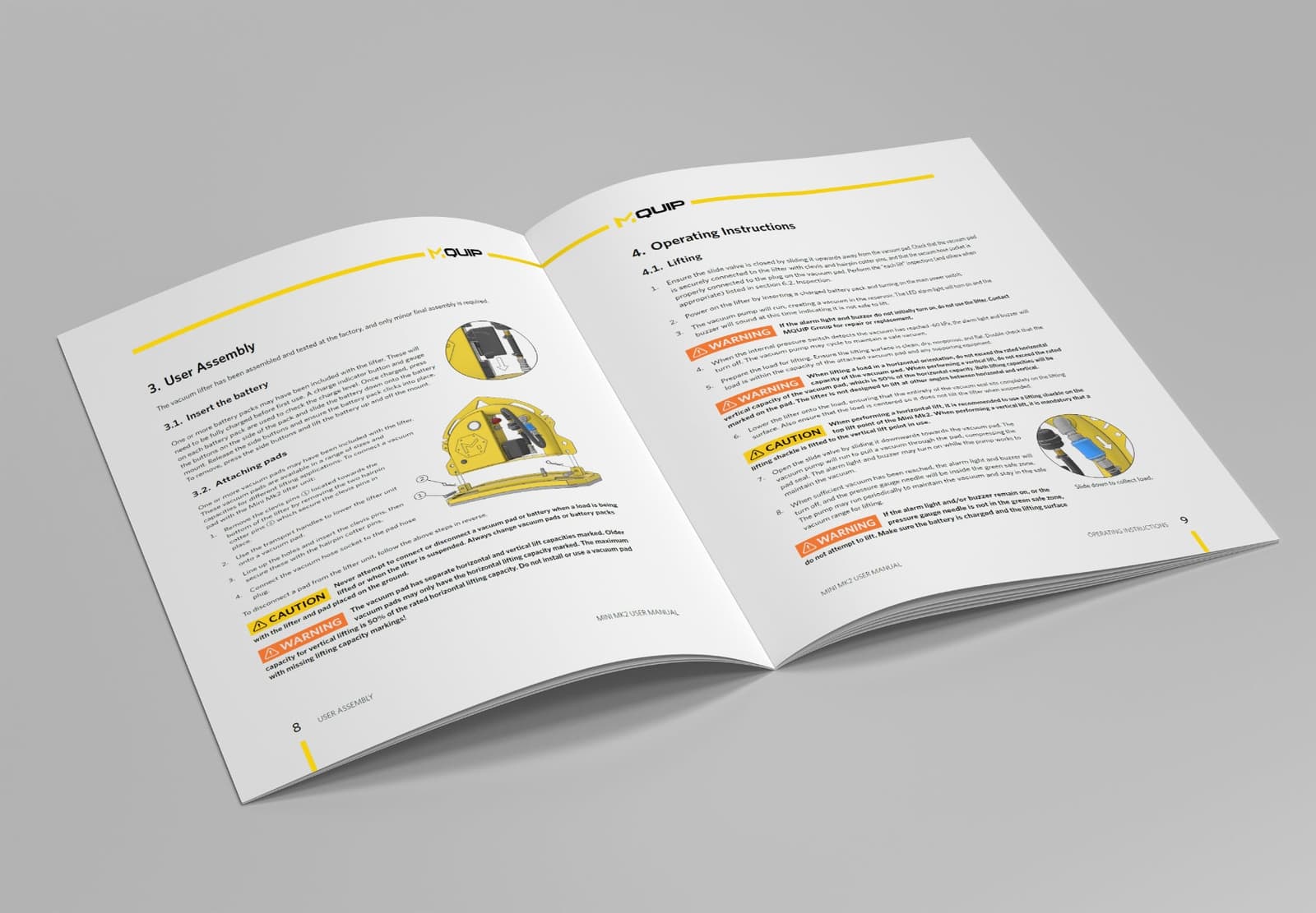 User manuals and documentation