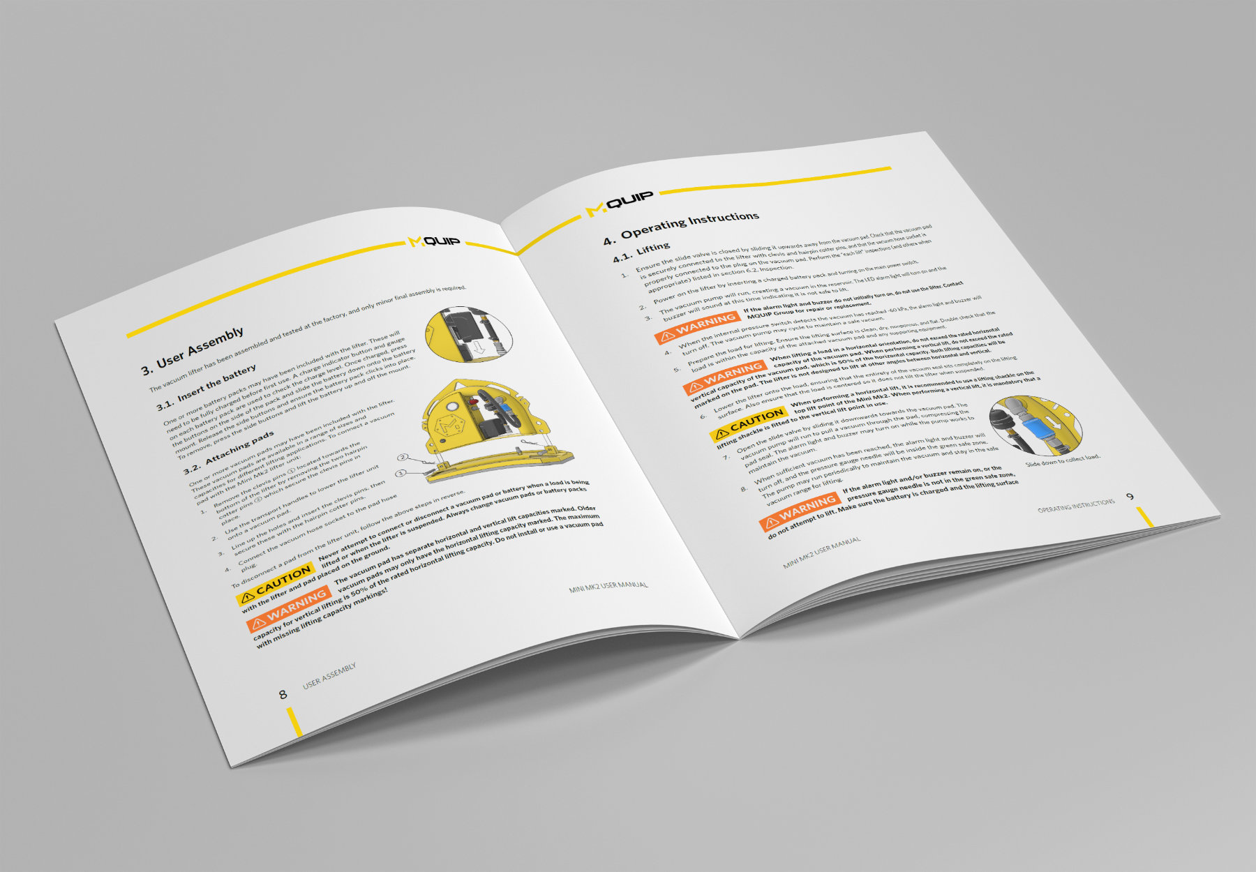 User manuals and documentation